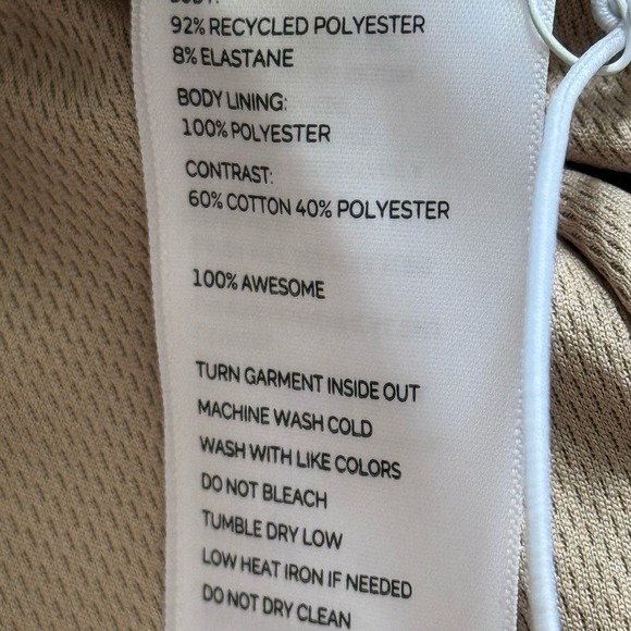 Figs Zamora High Waisted FIONLITE Lined Tan Jogger Scrub Pants size XS - Picture 15 of 16